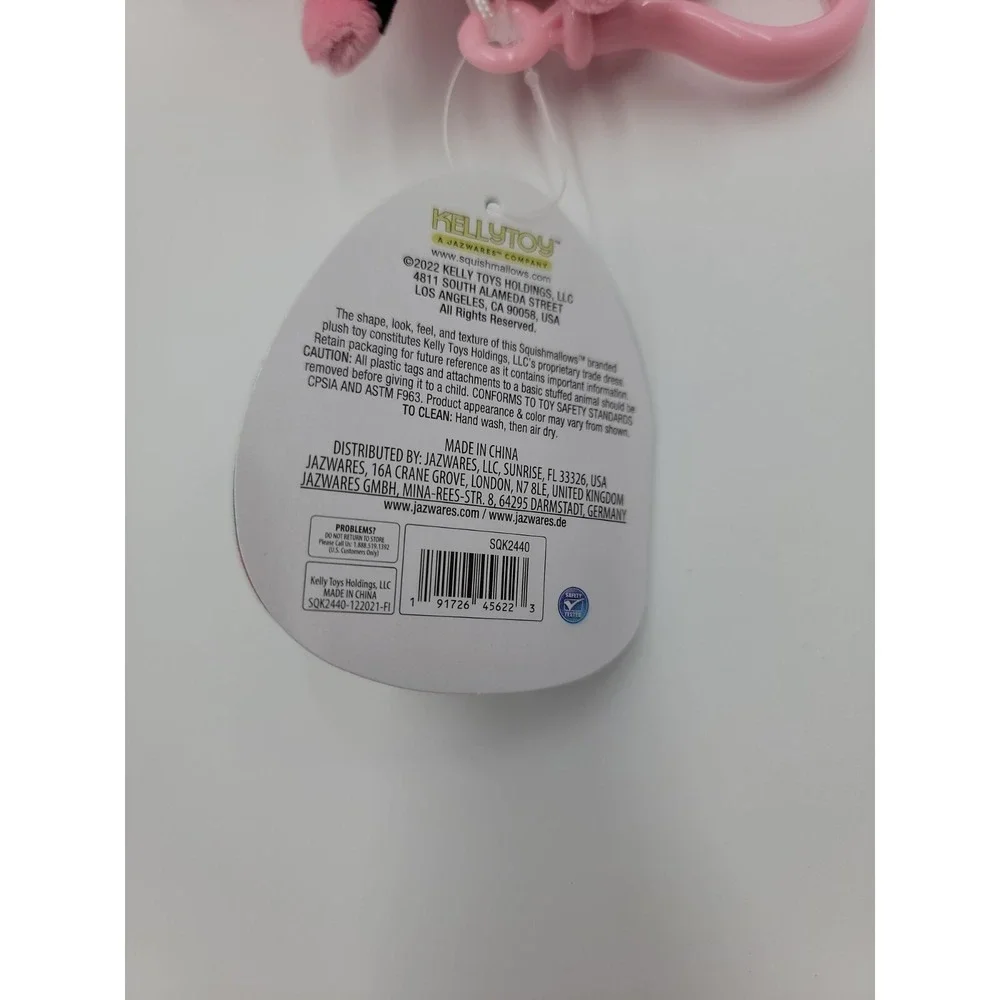 Squishmallow Andreina The Butterfly Clip On‎ 3.5